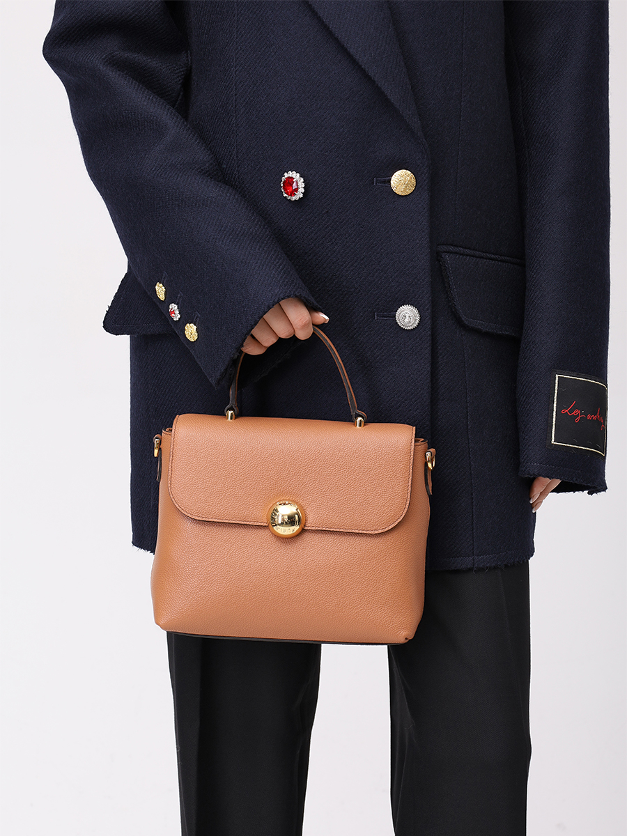 Сумка кожаная Moonlight FURLA WB01882-BX3036-RY000 Рыжий  Фото 2