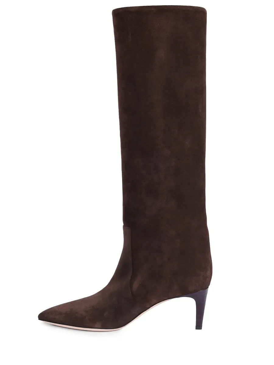 Сапоги замшевые PARIS TEXAS PX504-XV003-STILETTO BOOT 60 Коричневый  Фото 3