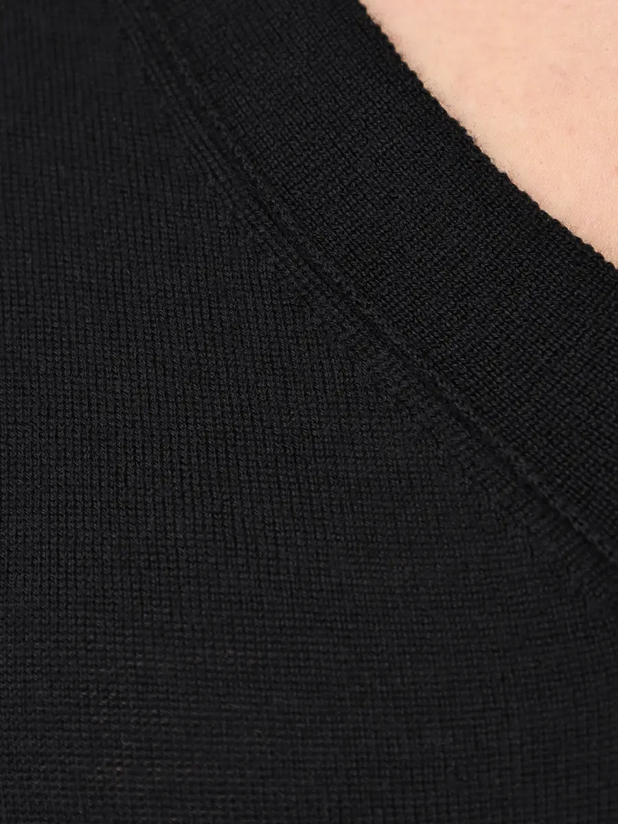 Пуловер шерстяной ALBERTA FERRETTI A091566060555 Черный  Фото 6