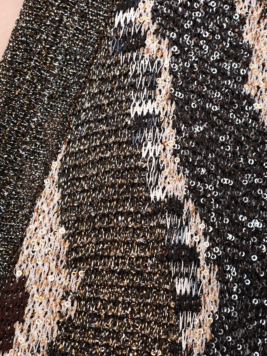 Кардиган с пайетками MISSONI DS25WM0C-BK01C8 S80E2 Бежевый  Фото 6