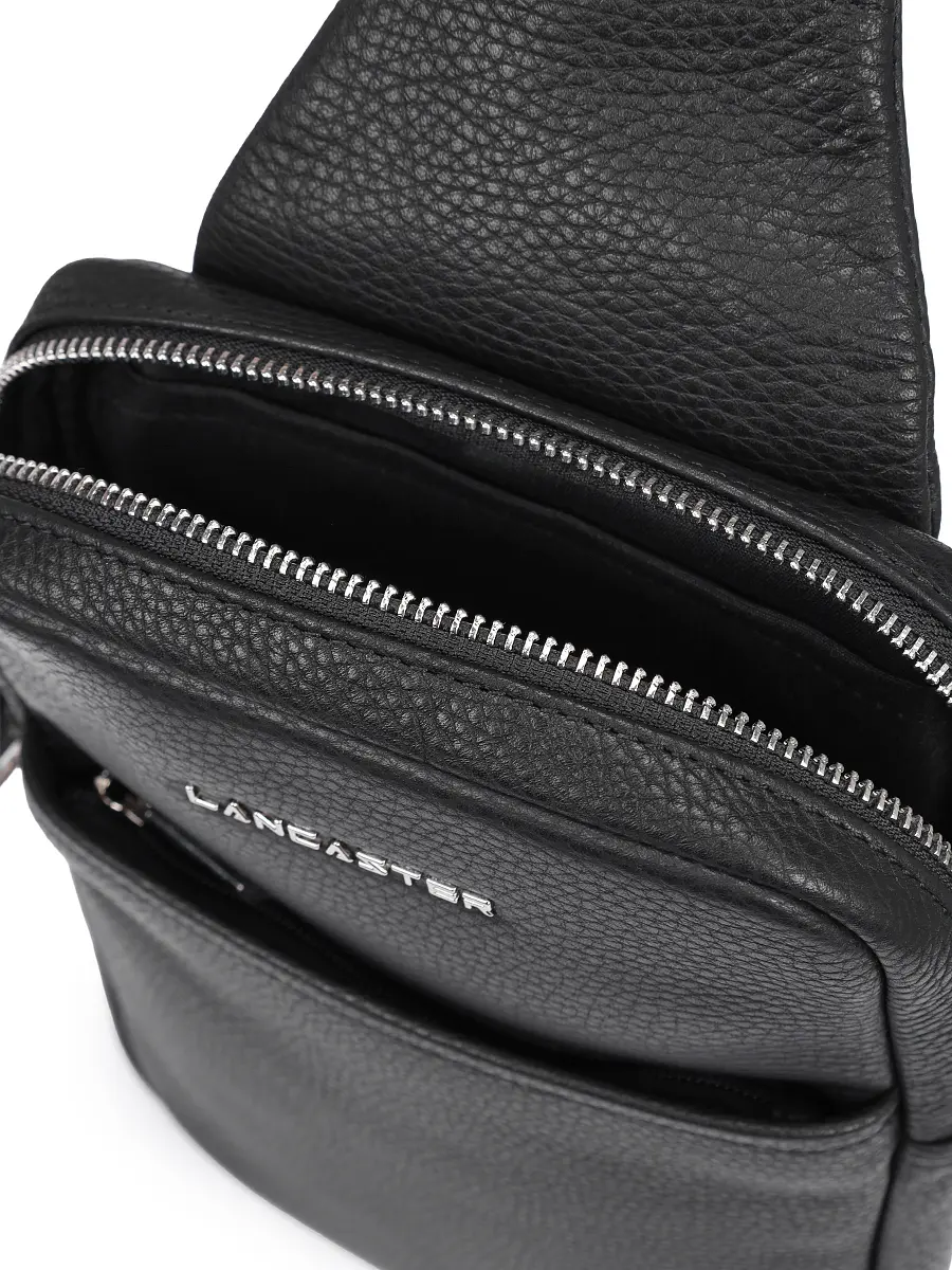 Сумка кожаная LANCASTER 370-32-NOIR Черный  Фото 4