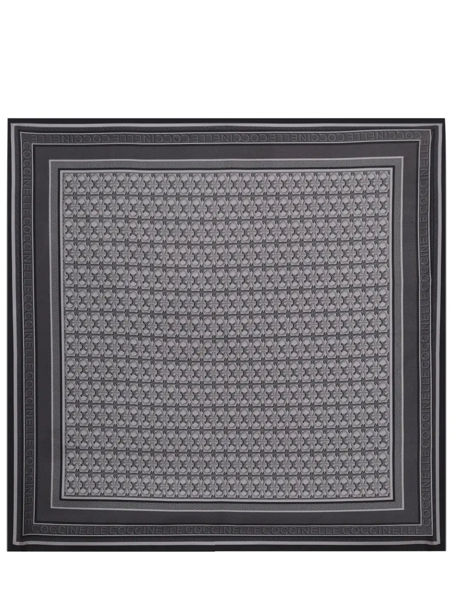 Платок шелковый COCCINELLE E7 SKY 38 01 01/M25 Серый 