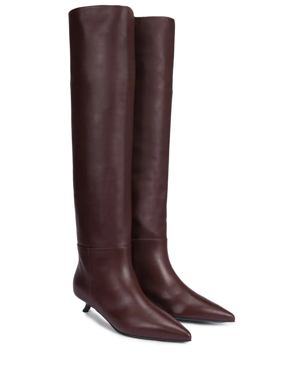 Сапоги кожаные ALEVI L26W9002.F.1245345 035 Бордовый  Фото 2