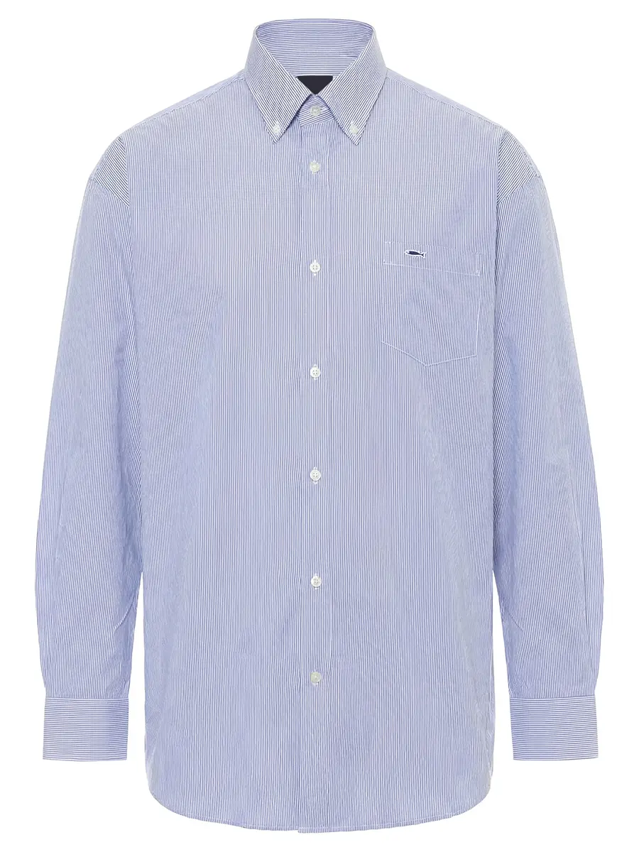 

Рубашка Regular Fit хлопковая, Синий, 99313006R/018