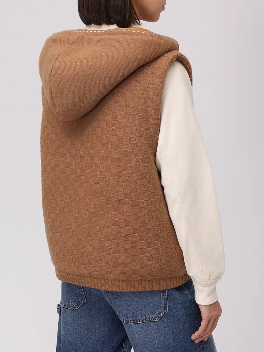 Жилет шерстяной BOGNER LISSITY 36916090/792 Коричневый  Фото 3