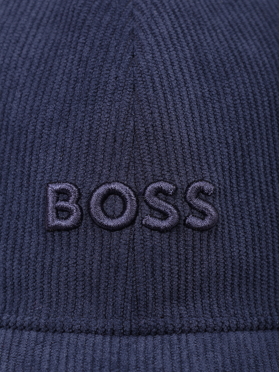 Бейсболка вельветовая BOSS 50544383/404 Синий  Фото 3
