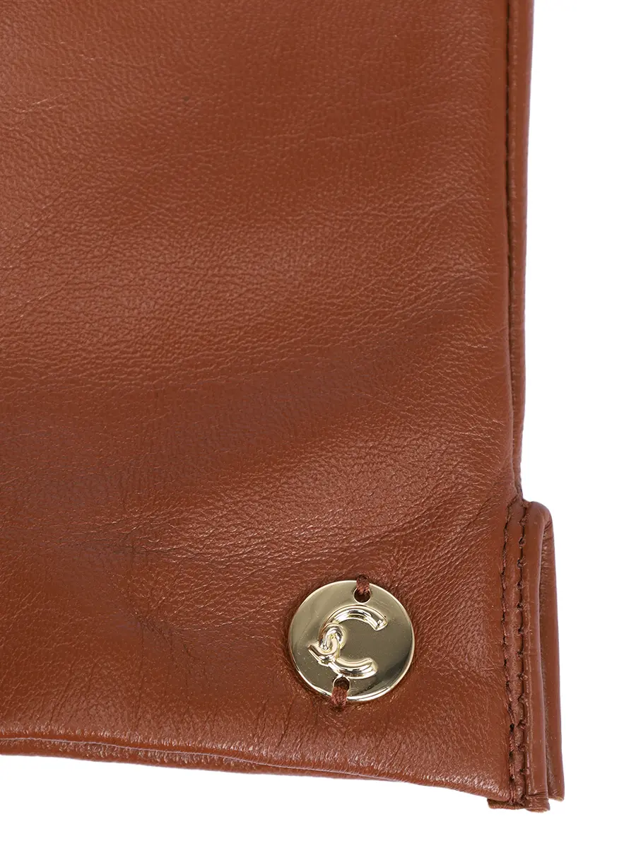 Перчатки кожаные COCCINELLE E7 TSZ 41 01 01/W11 Коричневый  Фото 3