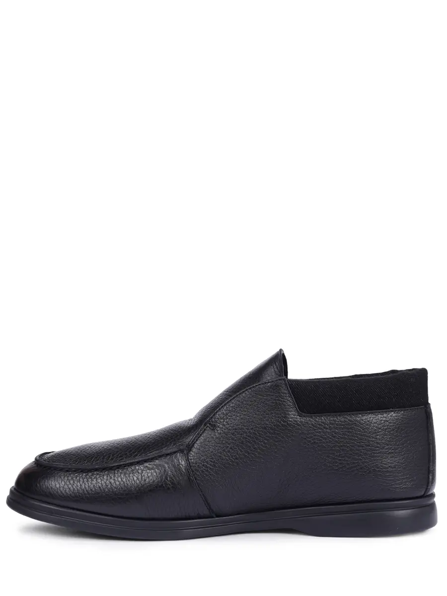 Ботинки кожаные на меху ALDO BRUE` AB5385+R-CMAL.A Черный  Фото 3