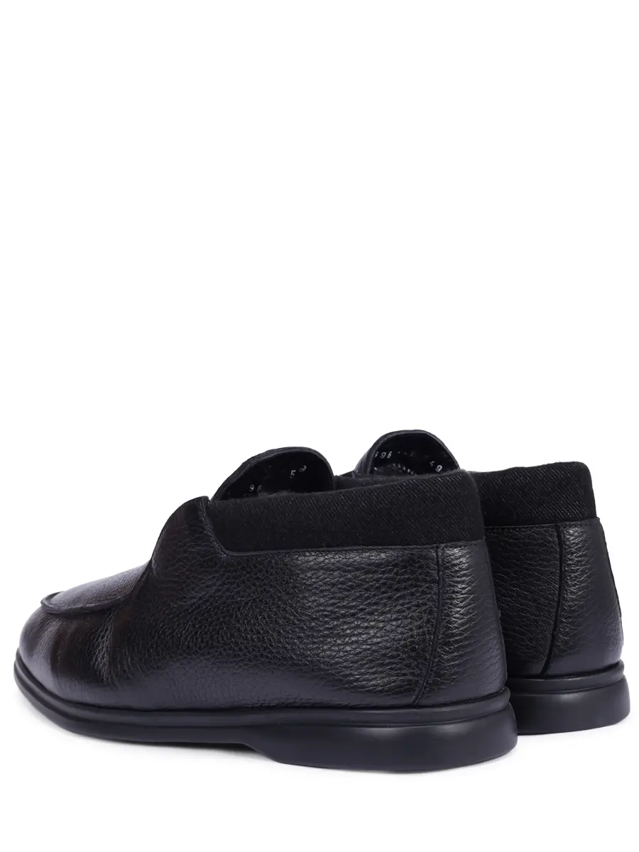 Ботинки кожаные на меху ALDO BRUE` AB5385+R-CMAL.A Черный  Фото 4