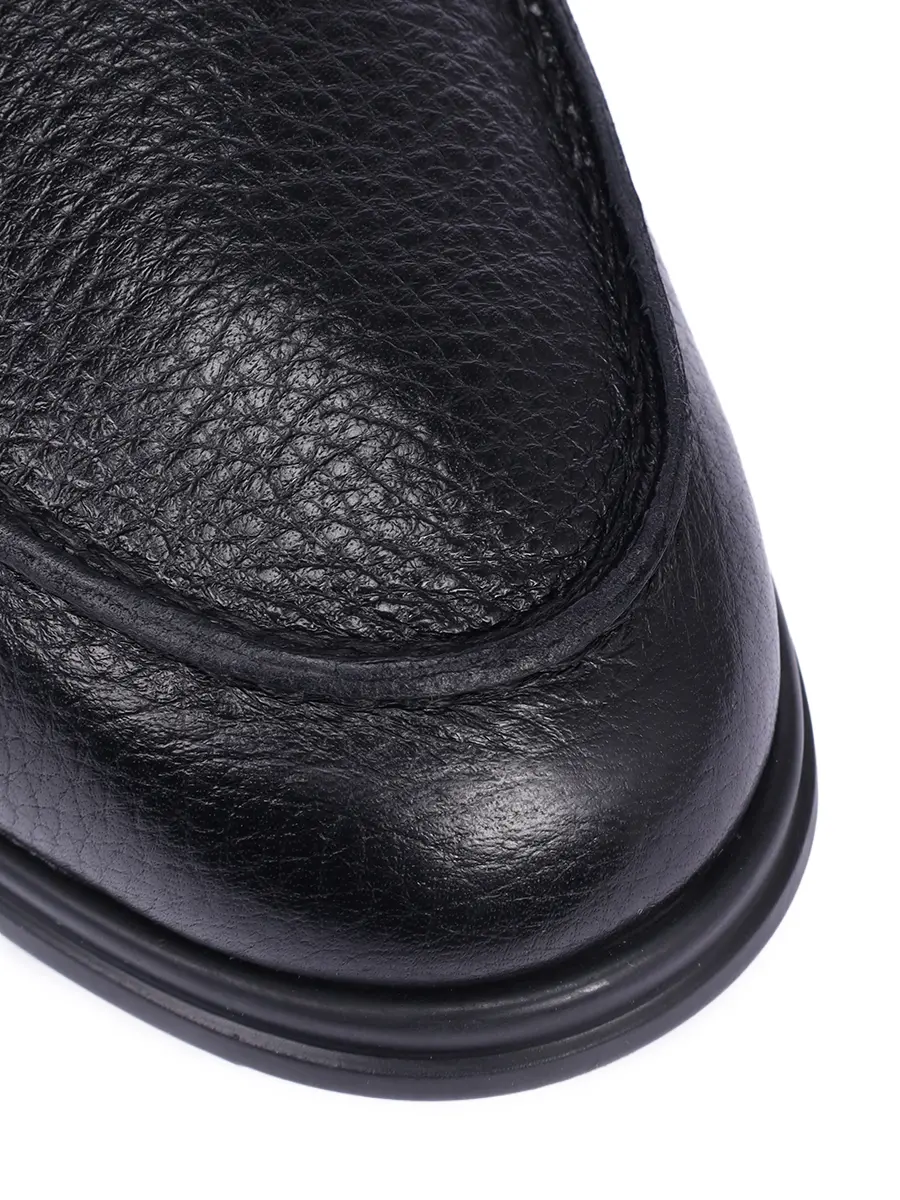 Ботинки кожаные на меху ALDO BRUE` AB5385+R-CMAL.A Черный  Фото 5