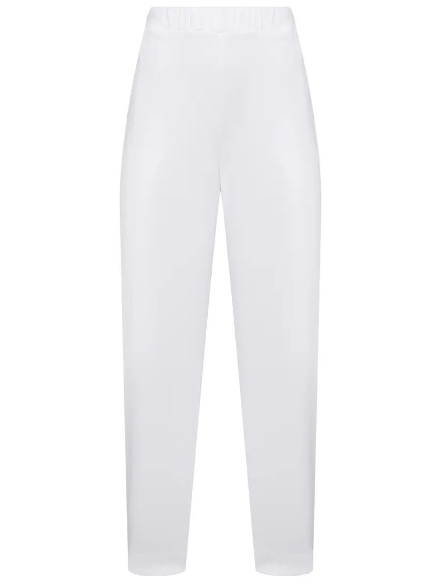 Брюки хлопковые LORENA ANTONIAZZI I2576PA61A_3674 100 Белый 