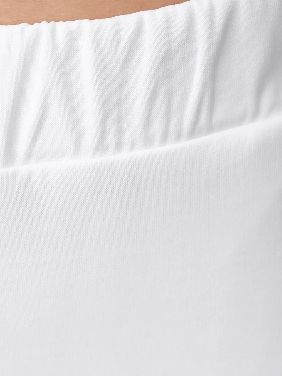 Брюки хлопковые LORENA ANTONIAZZI I2576PA61A_3674 100 Белый  Фото 6