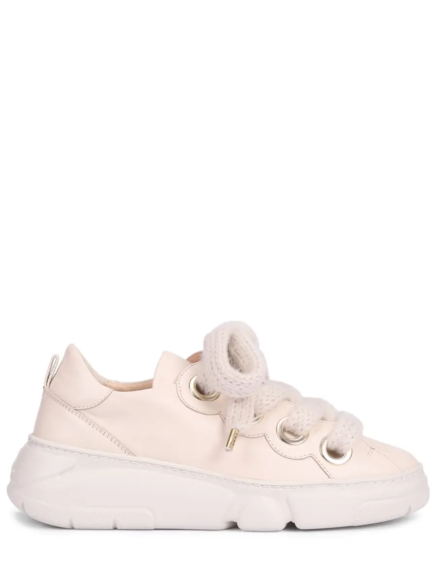 Кеды замшевые Soft Bubble AGL D938055FGSOFTY Кремовый 