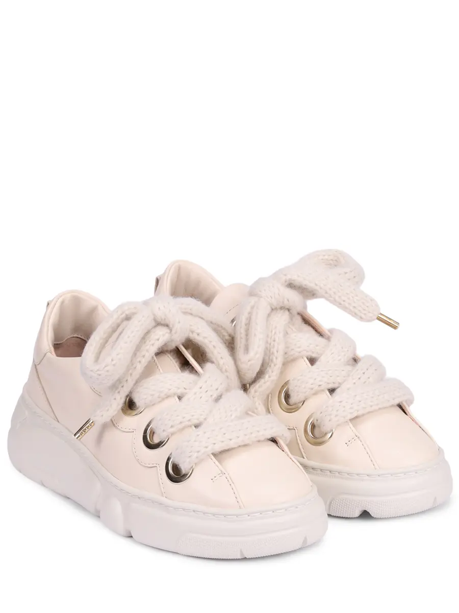 Кеды замшевые Soft Bubble AGL D938055FGSOFTY Кремовый  Фото 2