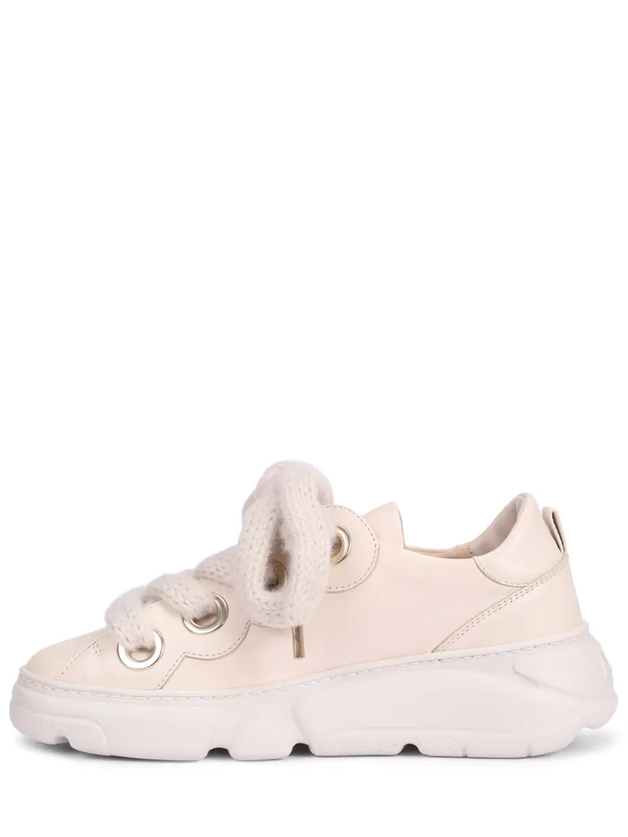 Кеды замшевые Soft Bubble AGL D938055FGSOFTY Кремовый  Фото 3