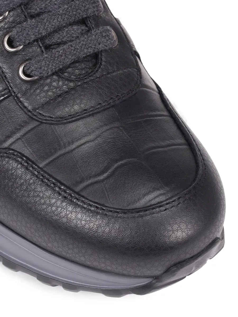 

Кроссовки кожаные на байке, Черный, DU3223SYDNPJ780RN00