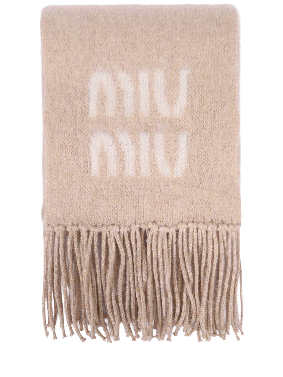 Шарф из мохера MIU MIU