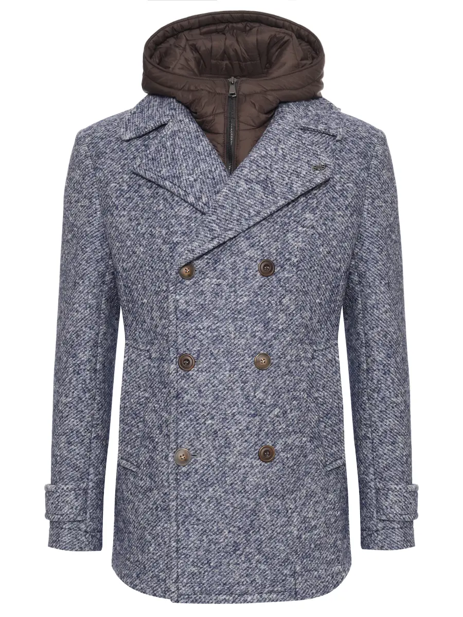 

Пальто двубортное, Белый, A26IVER170 T170