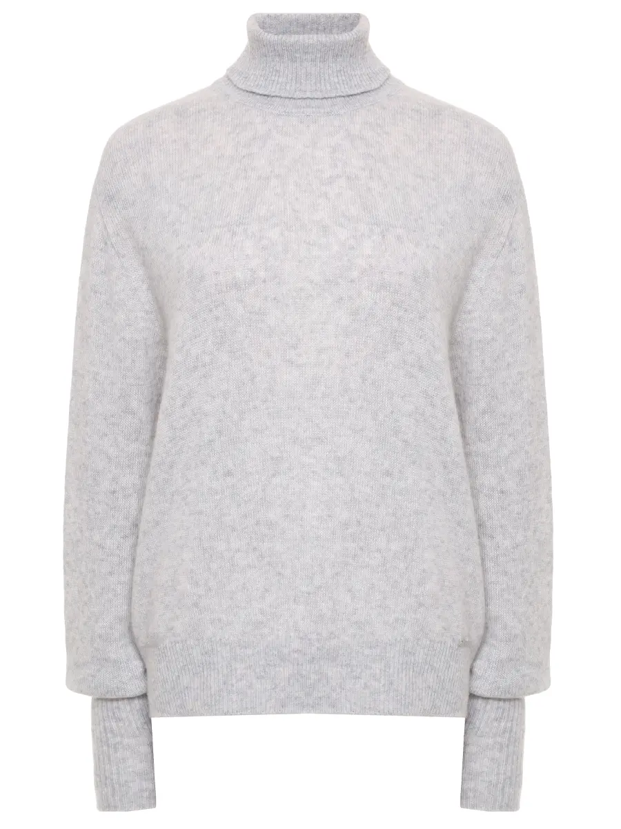 Свитер из кашемира и шелка KITON D5672331065009 Серый 