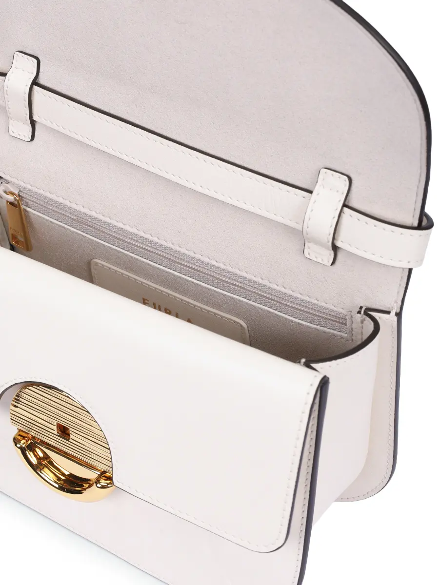 Сумка кожаная Sfera FURLA WB01737-BX3822-PNN00 Кремовый  Фото 4