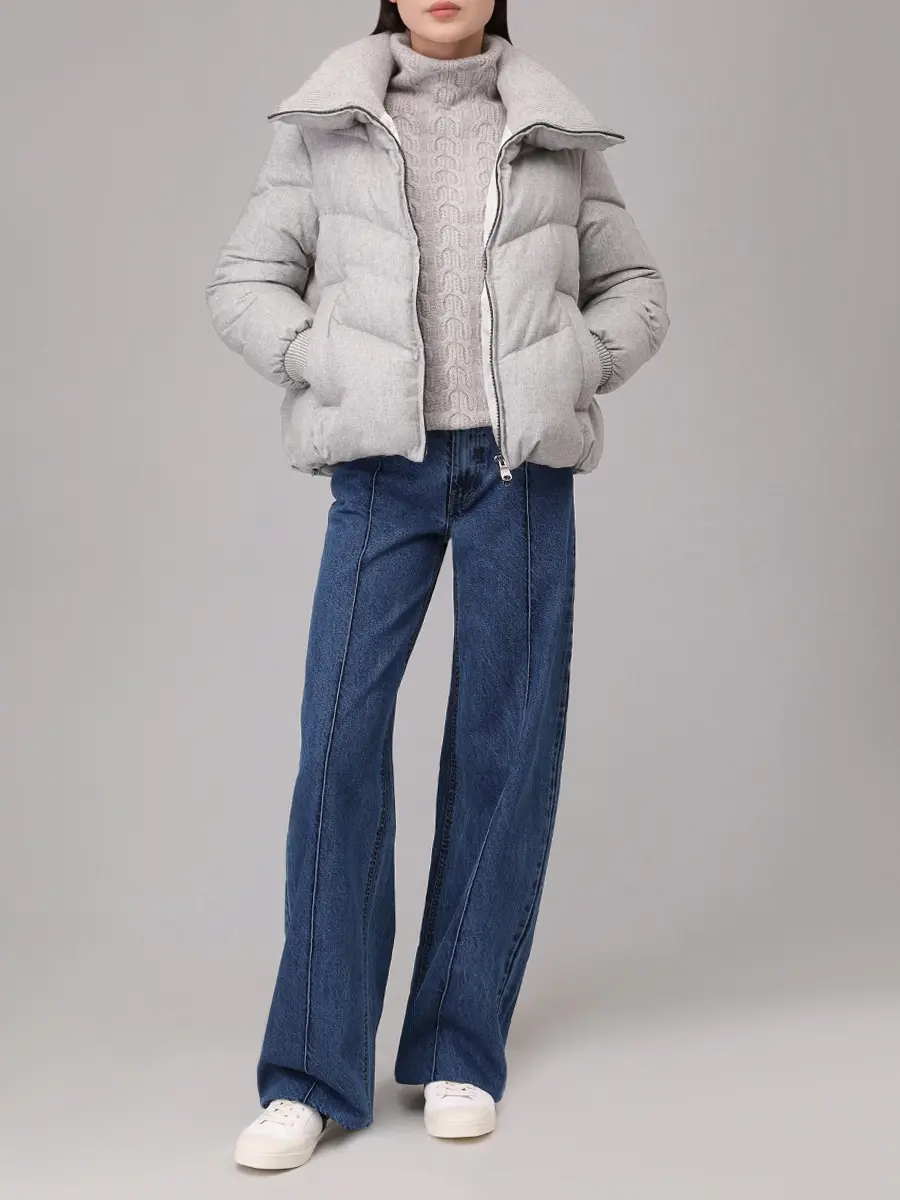 

Пуховик стеганый, Серый, 8P743 F 25W015 LGM RATUFA