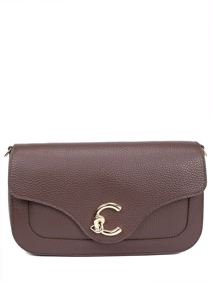 Сумка кожаная C-Me COCCINELLE E1 SSL 12 03 01/W20 Коричневый 