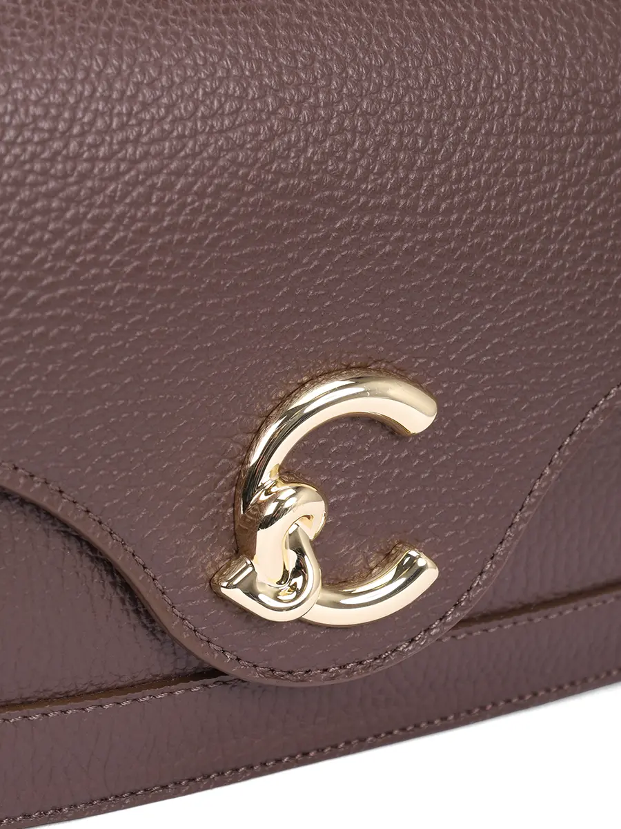 Сумка кожаная C-Me COCCINELLE E1 SSL 12 03 01/W20 Коричневый  Фото 5