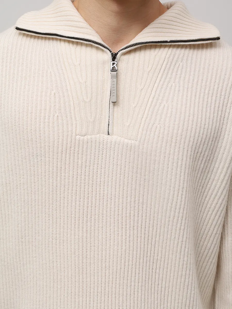 Свитер кашемировый Balvin BOGNER BALVIN 88559764/133 Кремовый  Фото 5