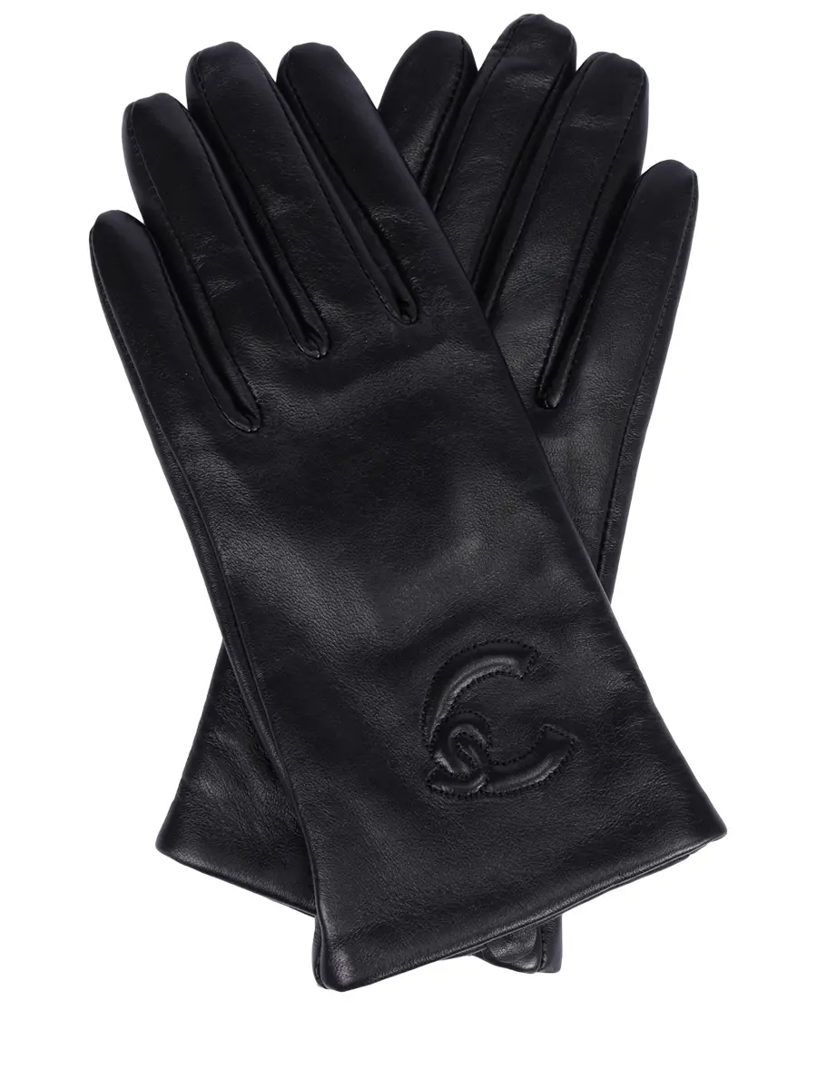Перчатки кожаные COCCINELLE E7 TSY 41 01 01/001 Черный 