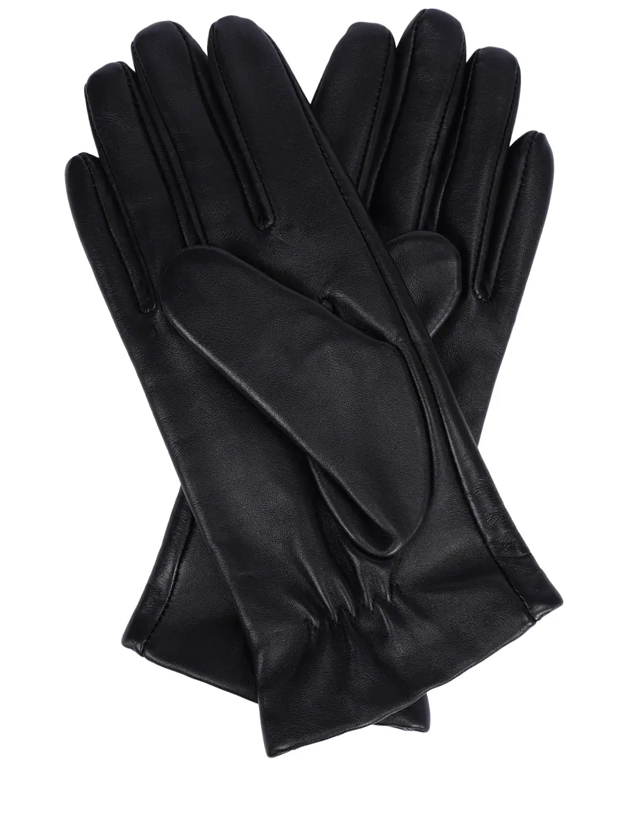 Перчатки кожаные COCCINELLE E7 TSY 41 01 01/001 Черный  Фото 2