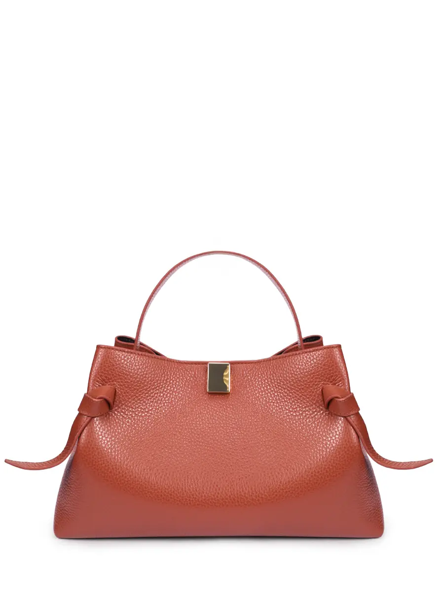 Сумка кожаная Gyoza YUZEFI YUZPF25-HB-GZ-L058 Оранжевый 