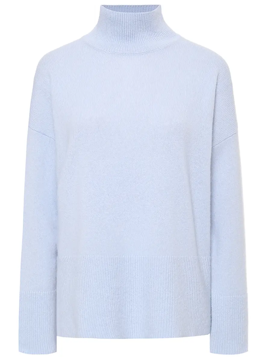 Свитер из шерсти альпака ANTONELLI FIRENZE 41609P-01654-20701 Голубой 