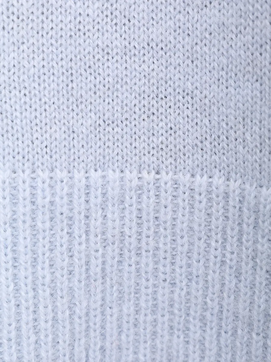 Свитер из шерсти альпака ANTONELLI FIRENZE 41609P-01654-20701 Голубой  Фото 6