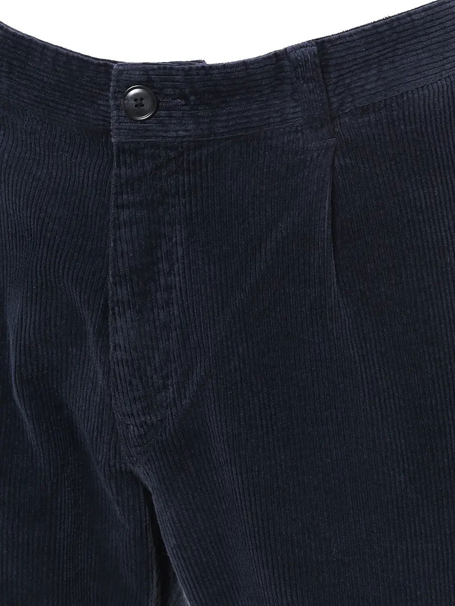 Брюки Relaxed Tapered Fit вельветовые BOSS 50547076/404 Синий  Фото 3