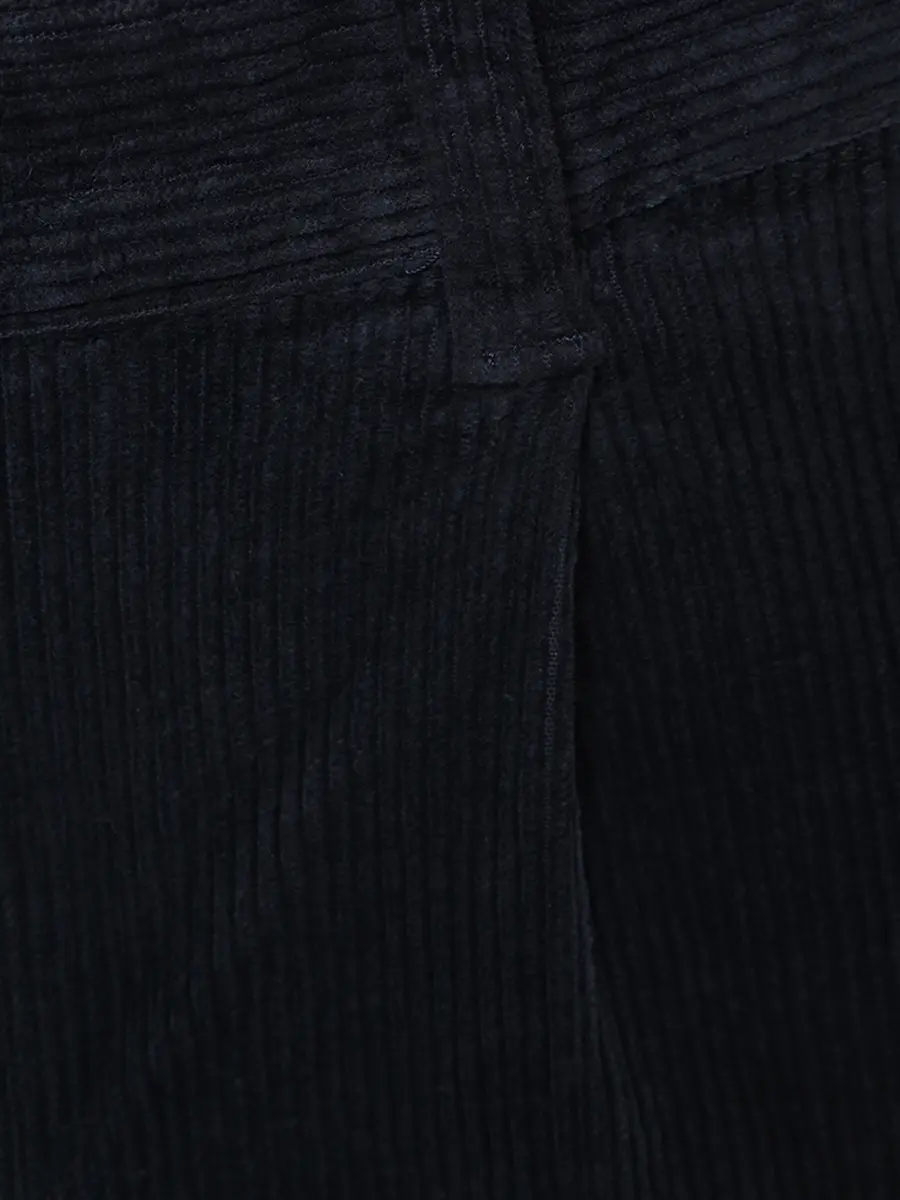 Брюки Relaxed Tapered Fit вельветовые BOSS 50547076/404 Синий  Фото 4