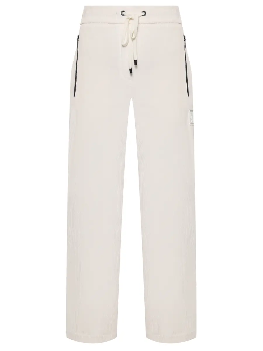 Брюки вельветовые LORENA ANTONIAZZI C2591PA81D_5118 101 Белый 