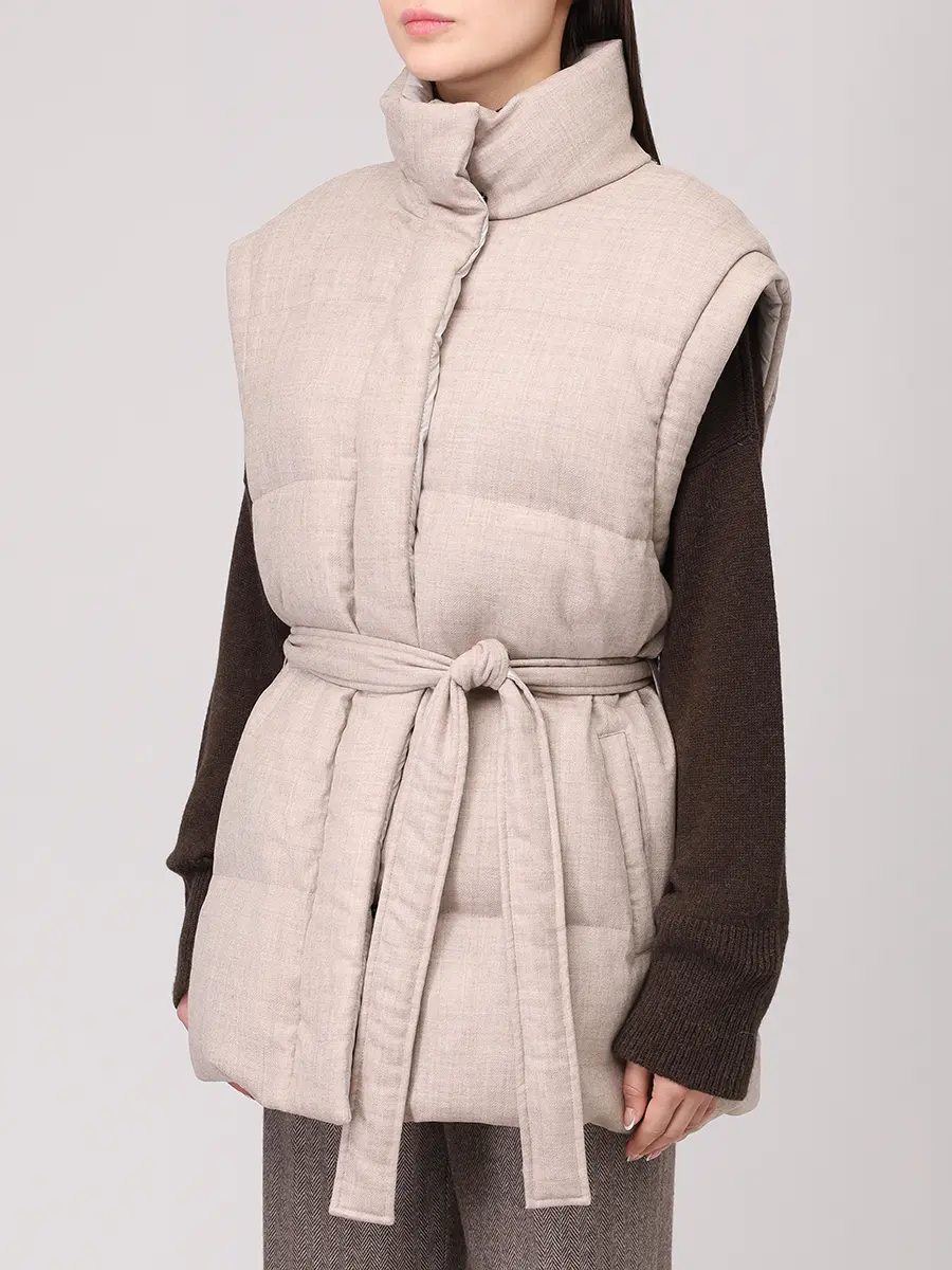 Жилет стеганый ANTONELLI FIRENZE P3430P-857C-122 Бежевый  Фото 2