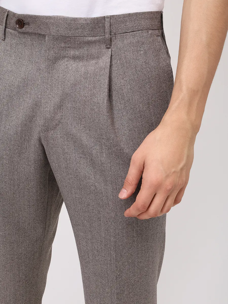 Брюки шерстяные ROTA 0578P/ 14 Бежевый  Фото 5