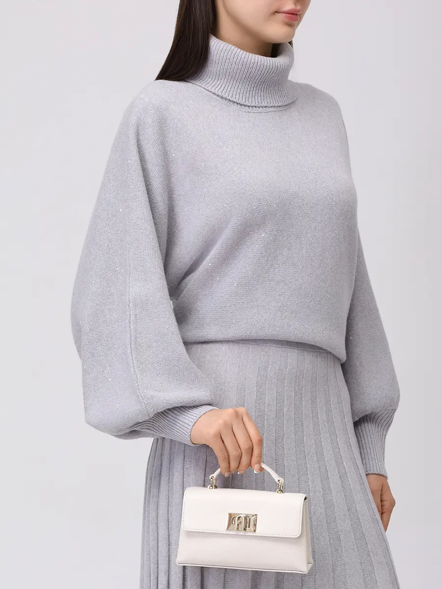 Сумка кожаная 1927 FURLA WE00423-ARE000-PNN00 Белый  Фото 2