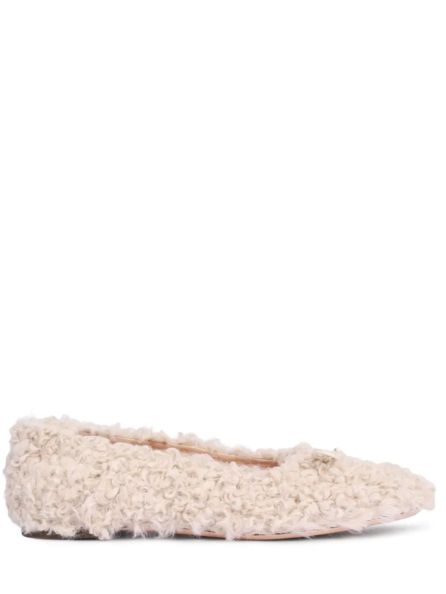 Балетки из экомеха Memy Cool AGL D566004PCYOGHI Кремовый 