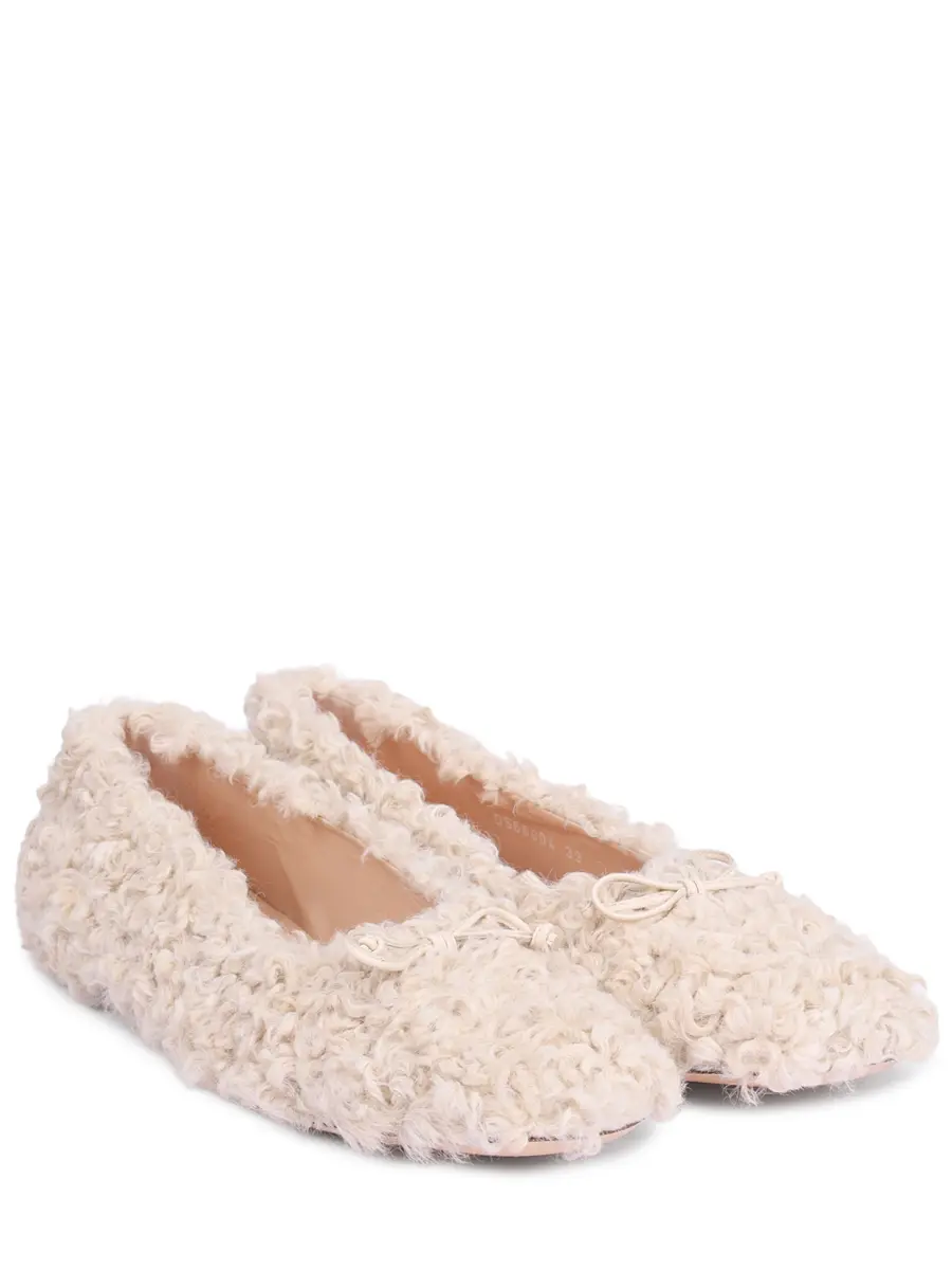 Балетки из экомеха Memy Cool AGL D566004PCYOGHI Кремовый  Фото 2