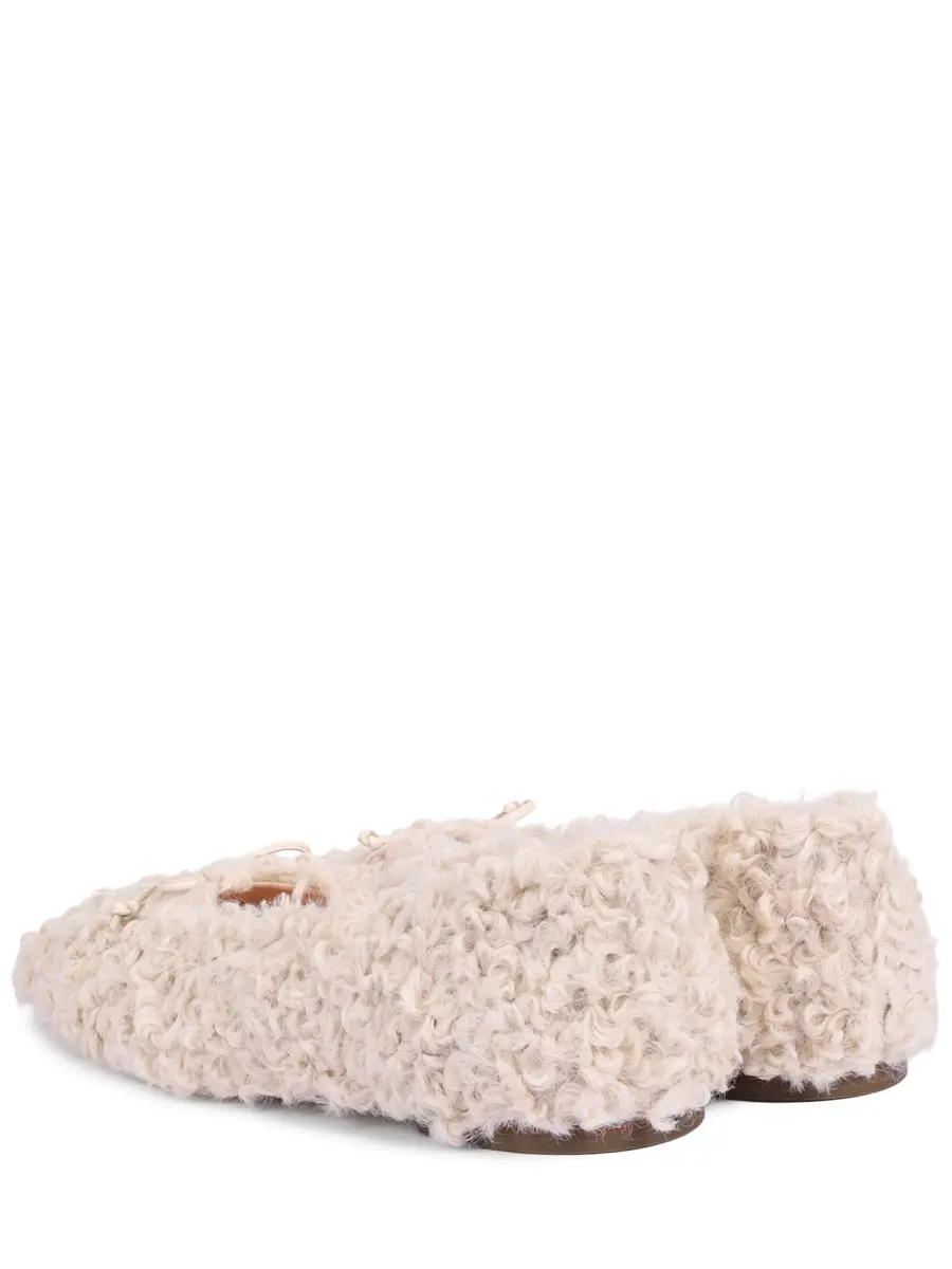 Балетки из экомеха Memy Cool AGL D566004PCYOGHI Кремовый  Фото 4