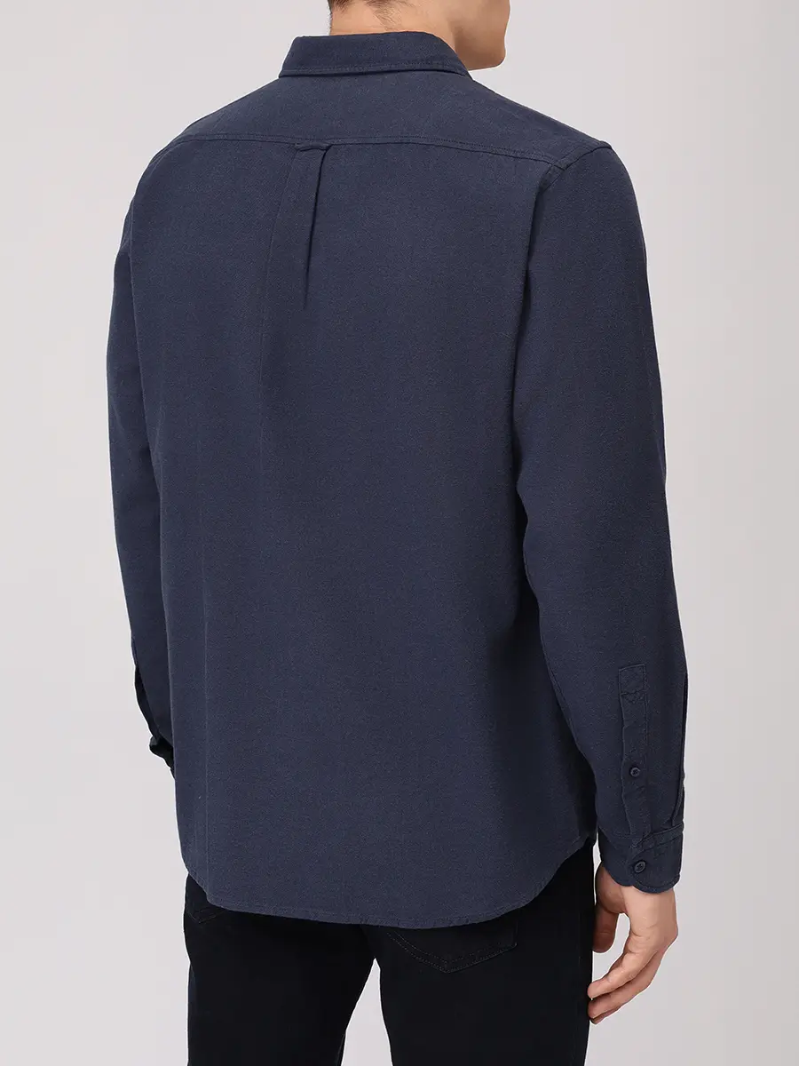 Рубашка Regular Fit хлопковая BOSS 50549430/404 Синий  Фото 3