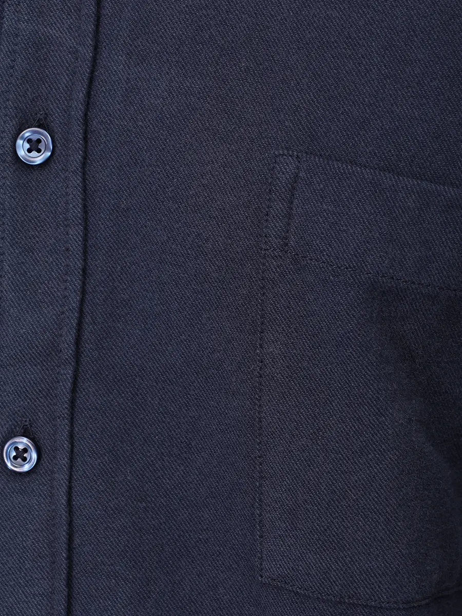 Рубашка Regular Fit хлопковая BOSS 50549430/404 Синий  Фото 6