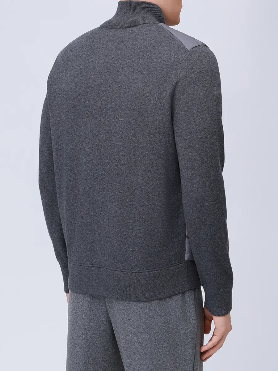 Кардиган комбинированный BOSS 50549991/030 Серый  Фото 3