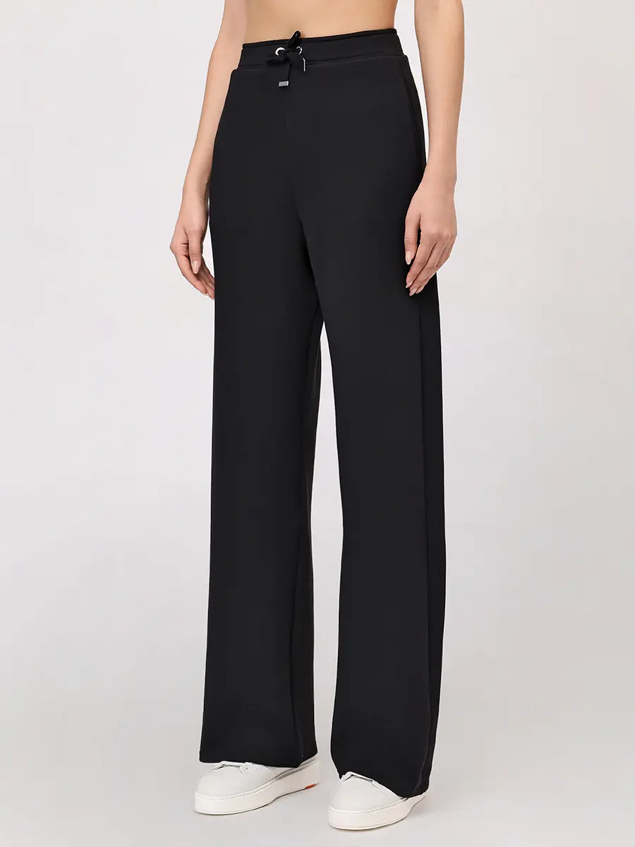 Брюки однотонные PAUL & SHARK 15351803/011 Черный  Фото 4