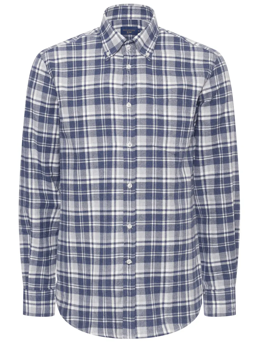 

Рубашка Regular Fit хлопковая, Клетка, 15313142/C78