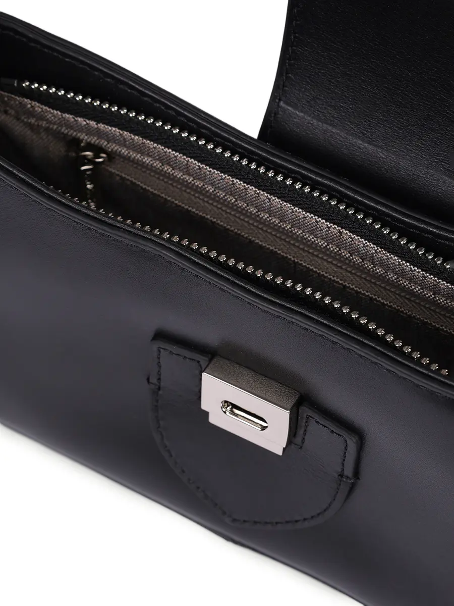 Сумка кожаная LANCASTER 531-040-NOIR Черный  Фото 4