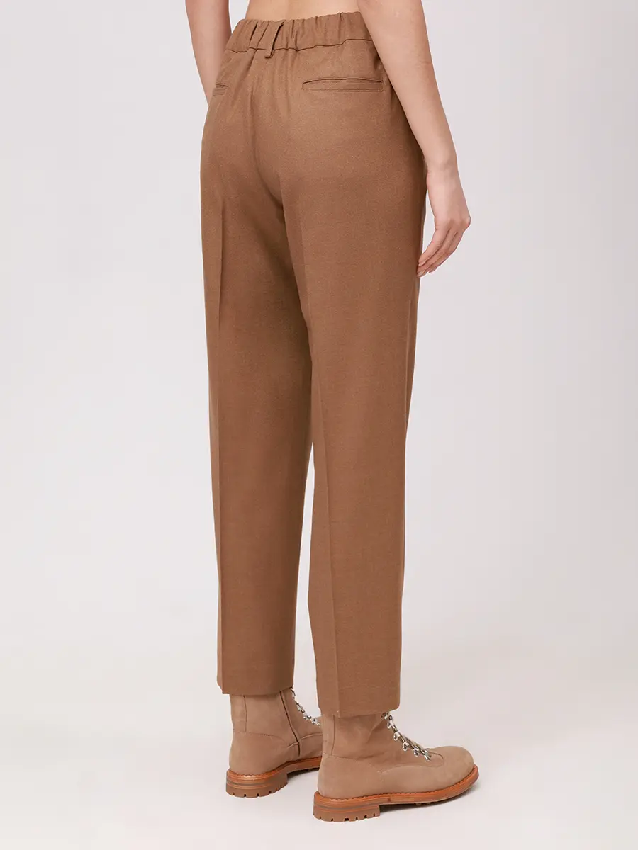 

Брюки шерстяные, Коричневый, D60106K0559G09002