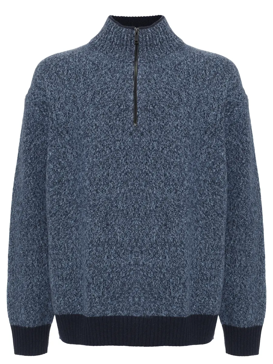 Джемпер шерстяной BOSS 50548669/404 Синий 